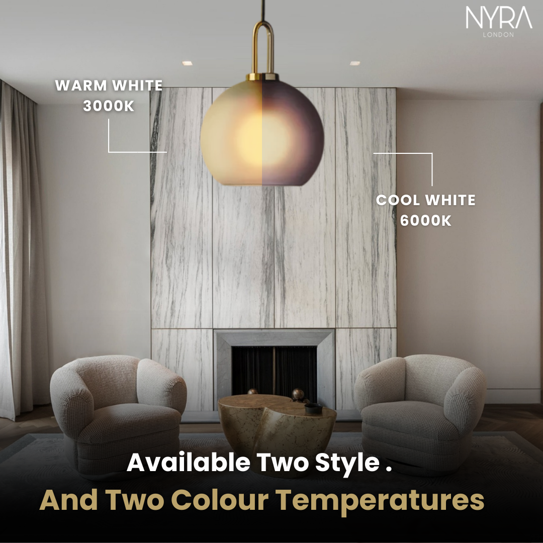 Isabelle Cylindrical Glass Pendant Light