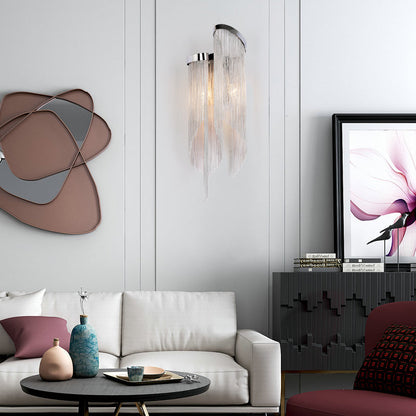 Clémence Chain Tassel Wall Sconce