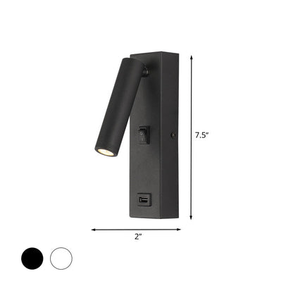 Noémie USB Rechargeable LED Tube Wall Light