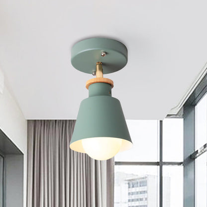 Chloé Minimalist Conical Semi Flush Ceiling Light