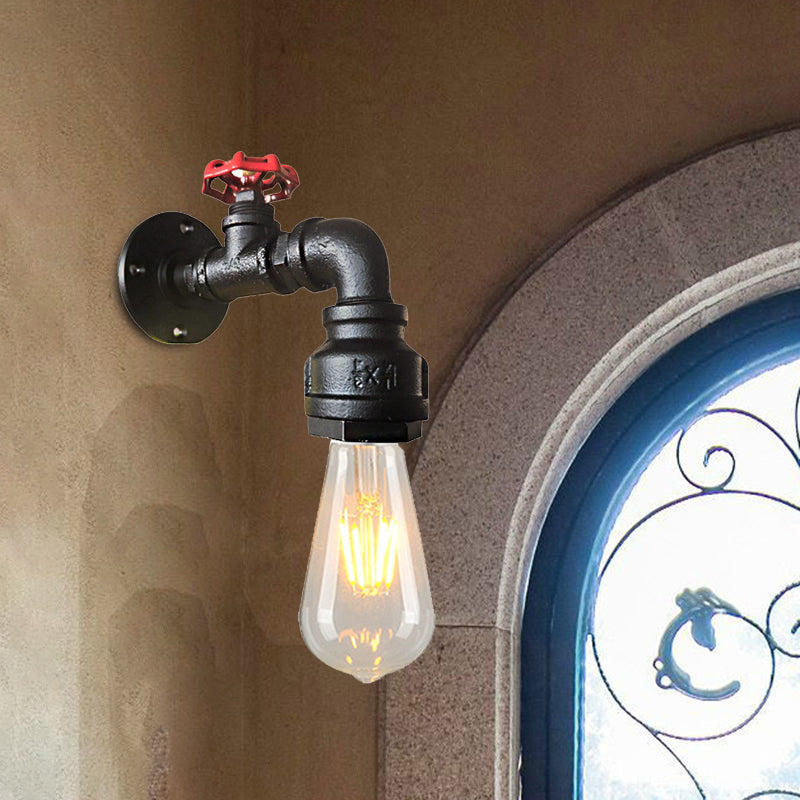 Axel Industrial Water Pipe Wall Sconce