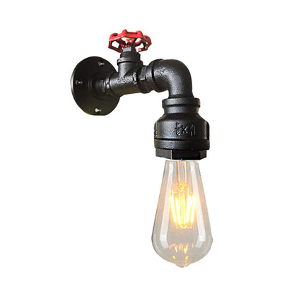 Axel Industrial Water Pipe Wall Sconce