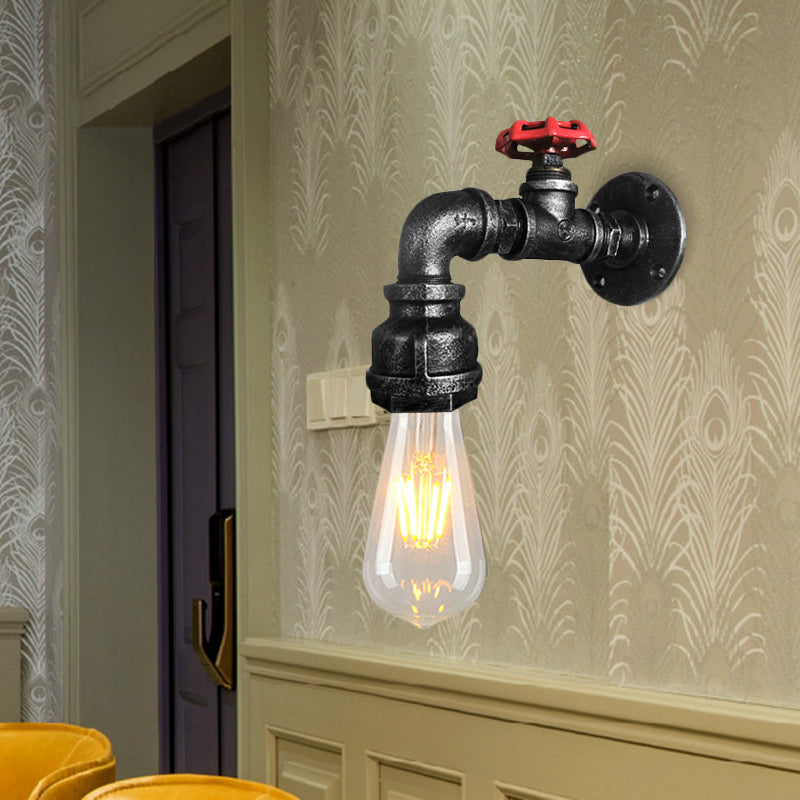 Axel Industrial Water Pipe Wall Sconce