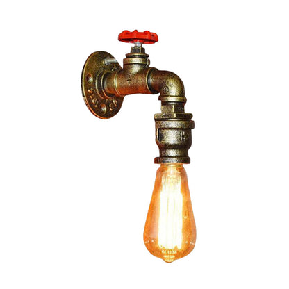 Axel Industrial Water Pipe Wall Sconce
