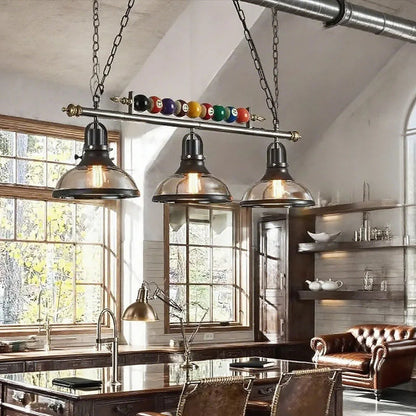 Sophie Nordic Retro Billiard Pendant LED Chandelier