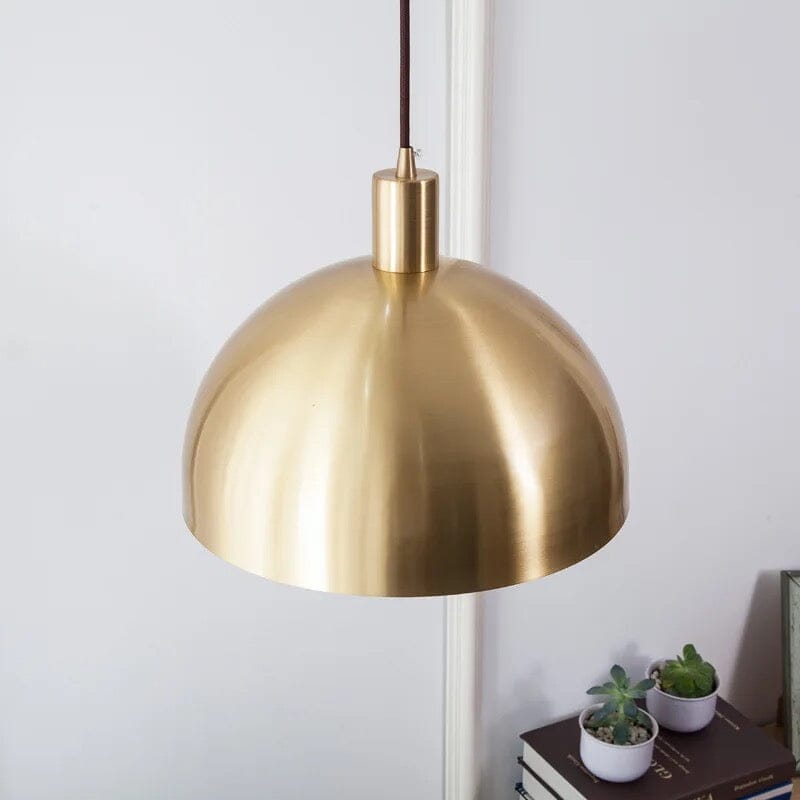 Marguerite Brass Lustre Pendant