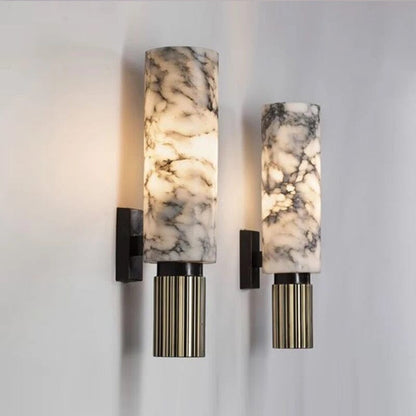 Sylvie Natural Marble Grinded Sconce