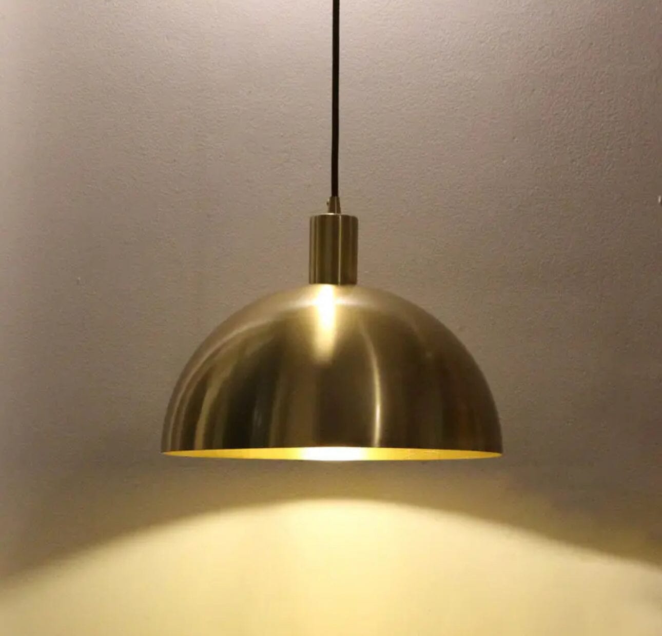 Marguerite Brass Lustre Pendant