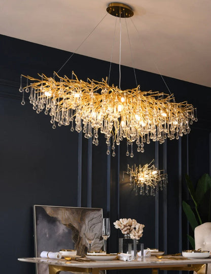 Noémie Waterdrop Luxury Crystal Chandelier