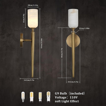 Sophie Alabaster Wall Light