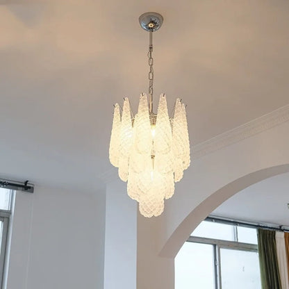 Thérèse Frosted Veil Snowfall Chandelier