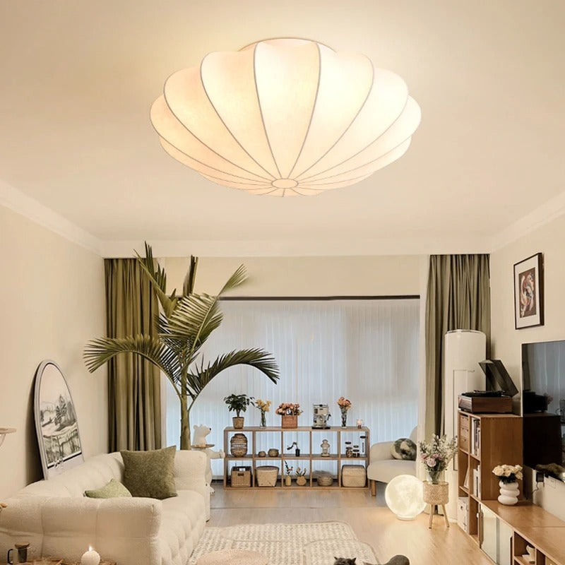 Chloé Japanese Silk Sanctuary Ceiling Light