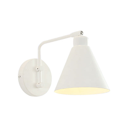 Solène Farmhouse Cone Wall Sconce Rotatable Lamp