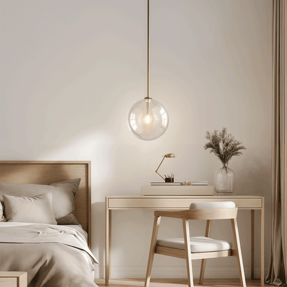 Elodie Scandinavian Glass Ball Pendant