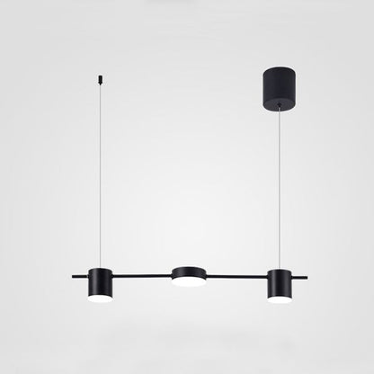Margaux Modern Drum LED Multi-Head Island Pendant Light