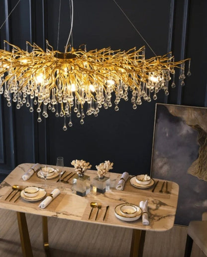 Noémie Waterdrop Luxury Crystal Chandelier
