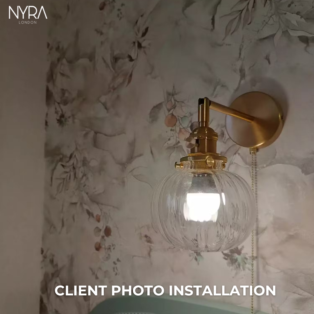 Orla Glass Wall Lamp – Modern Minimalist Elegance