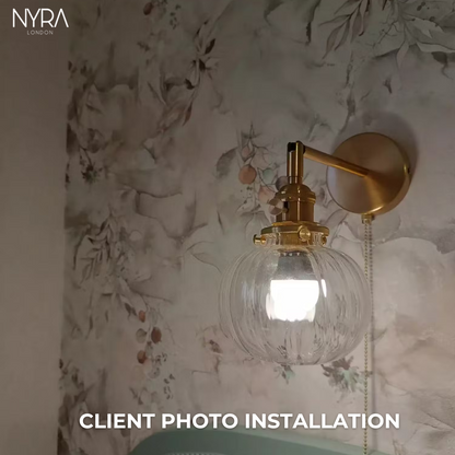 Orla Glass Wall Lamp – Modern Minimalist Elegance