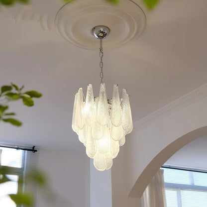 Thérèse Frosted Veil Snowfall Chandelier