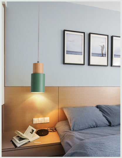 Amélie Handcrafted Oak Pendant Light