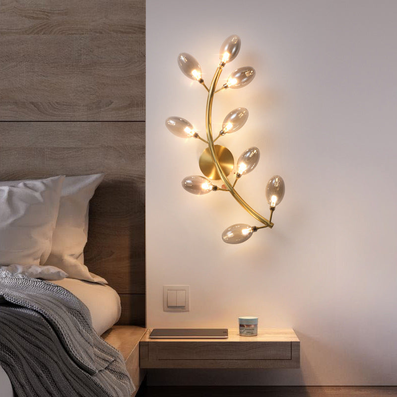 Geneviève Gold Grape Cluster Wall Light Sconce