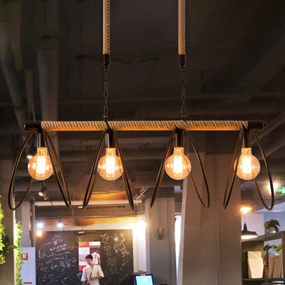 Éloïse Rope Industrial Pendant Chandelier Light