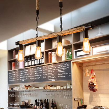 Éloïse Rope Industrial Pendant Chandelier Light