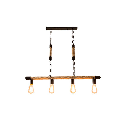 Éloïse Rope Industrial Pendant Chandelier Light