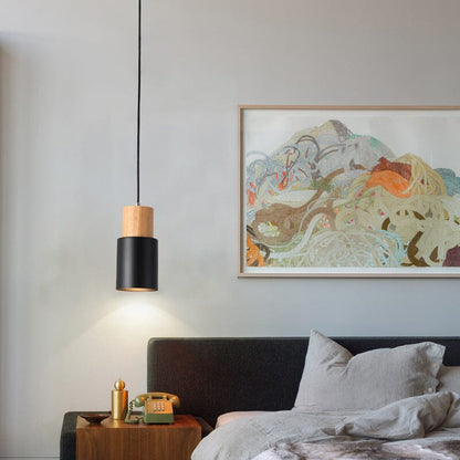 Amélie Handcrafted Oak Pendant Light