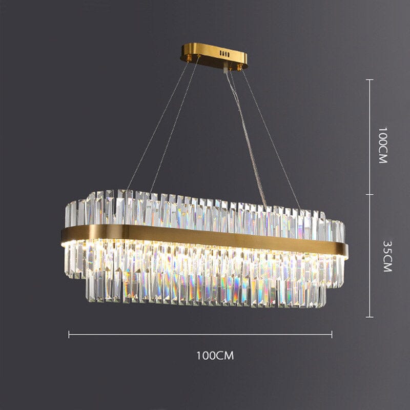 Celeste Orion Handcrafted Crystal Chandelier