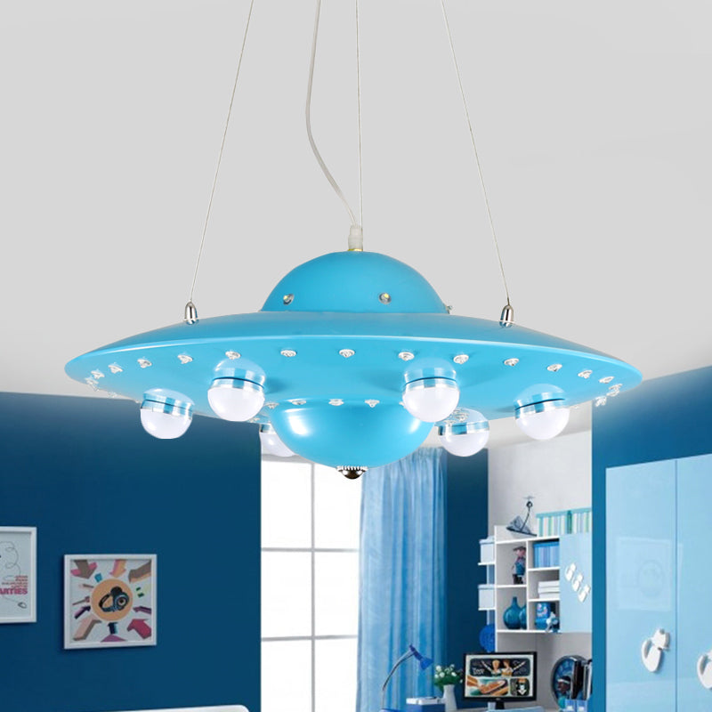 Mathilde Nordic Flying Saucer LED Pendant Light for Kids