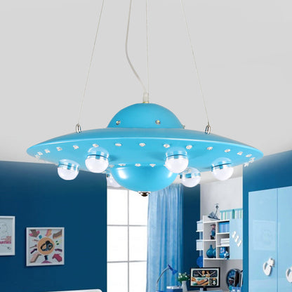 Mathilde Nordic Flying Saucer LED Pendant Light for Kids