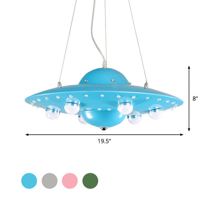Mathilde Nordic Flying Saucer LED Pendant Light for Kids