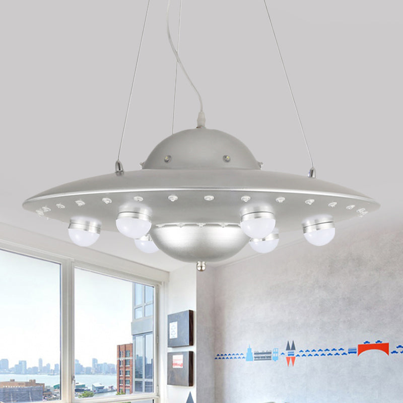 Mathilde Nordic Flying Saucer LED Pendant Light for Kids