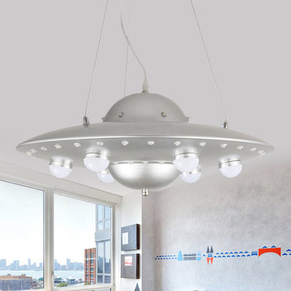 Mathilde Nordic Flying Saucer LED Pendant Light for Kids