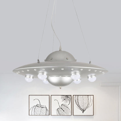 Mathilde Nordic Flying Saucer LED Pendant Light for Kids