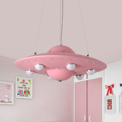 Mathilde Nordic Flying Saucer LED Pendant Light for Kids