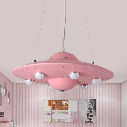 Mathilde Nordic Flying Saucer LED Pendant Light for Kids