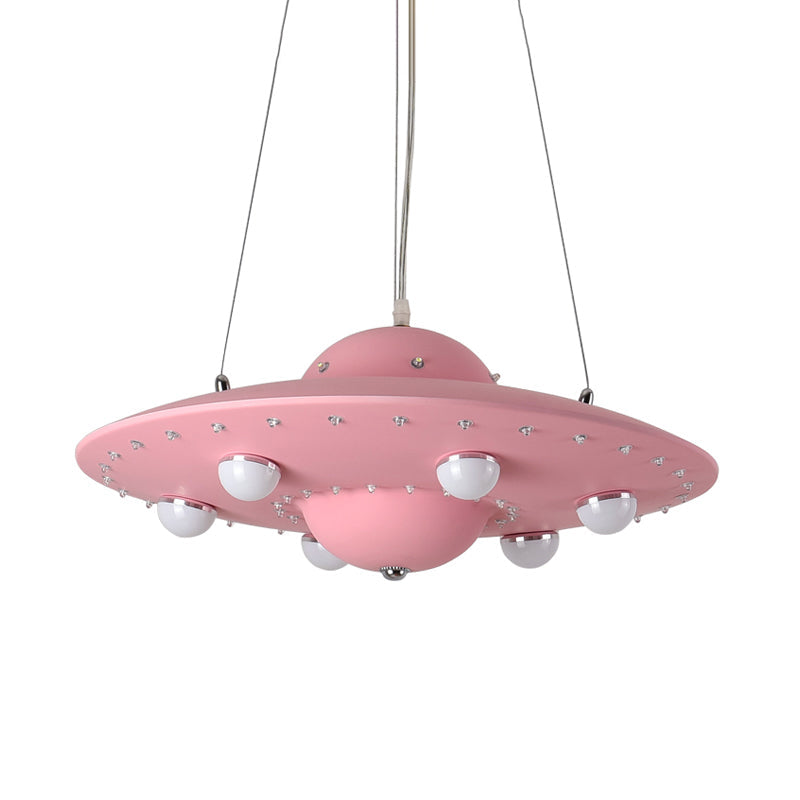 Mathilde Nordic Flying Saucer LED Pendant Light for Kids