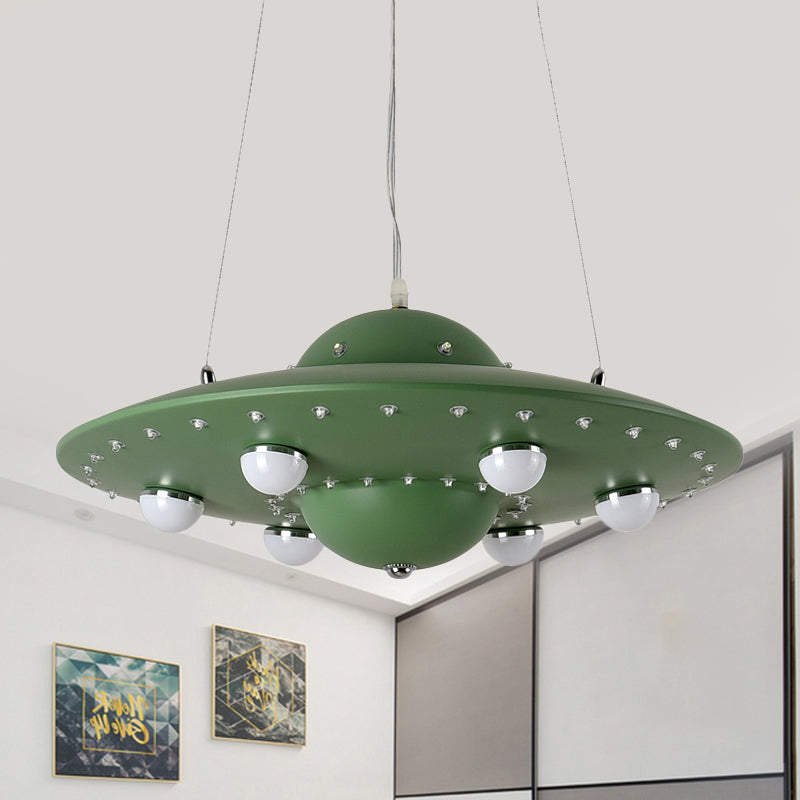 Mathilde Nordic Flying Saucer LED Pendant Light for Kids