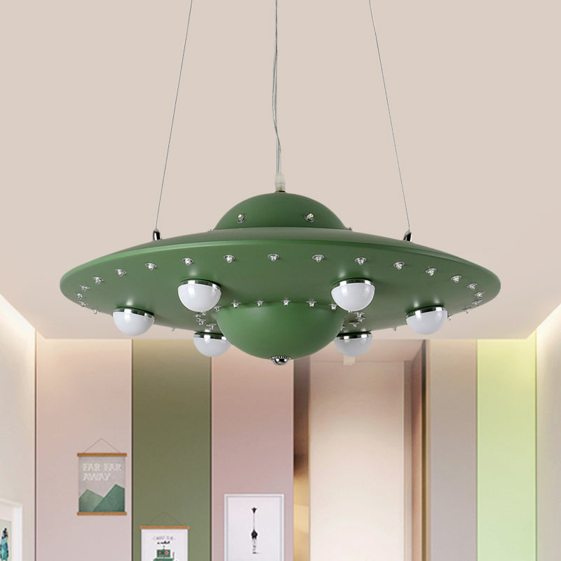 Mathilde Nordic Flying Saucer LED Pendant Light for Kids