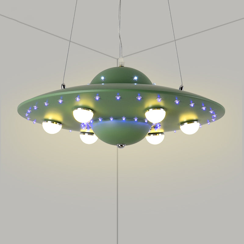 Mathilde Nordic Flying Saucer LED Pendant Light for Kids