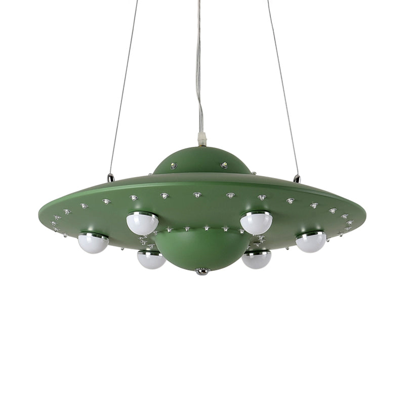 Mathilde Nordic Flying Saucer LED Pendant Light for Kids