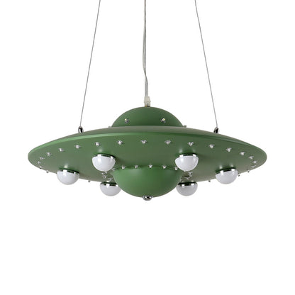 Mathilde Nordic Flying Saucer LED Pendant Light for Kids