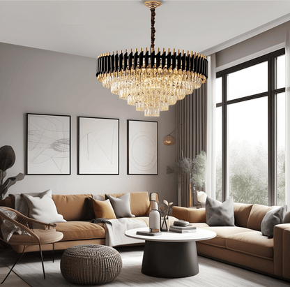 Elena Luxury K9 Crystal Leonardo Chandelier
