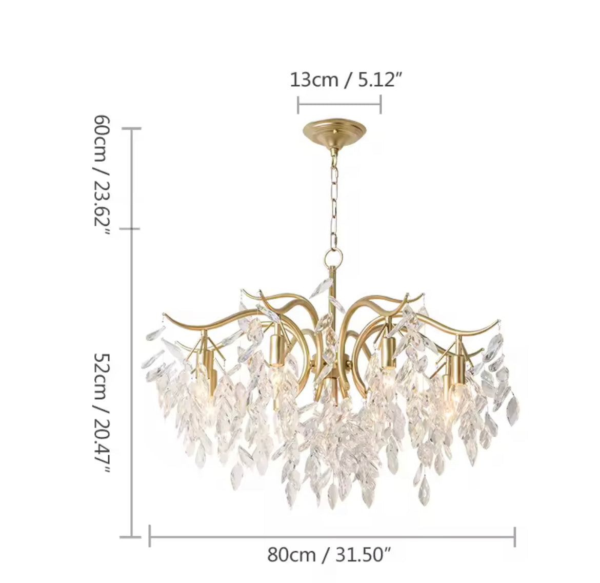 Amélie Waltz Crystal Chandelier