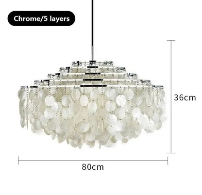 Elena Radiant Shell Pendant Light