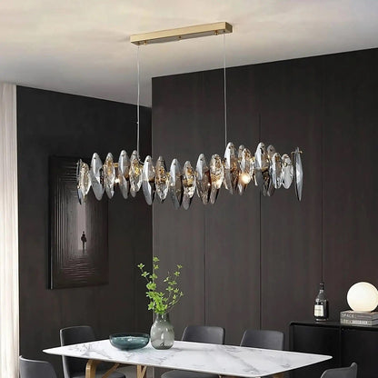 Elodie Crystal Leaf Nordic Luxury Chandelier