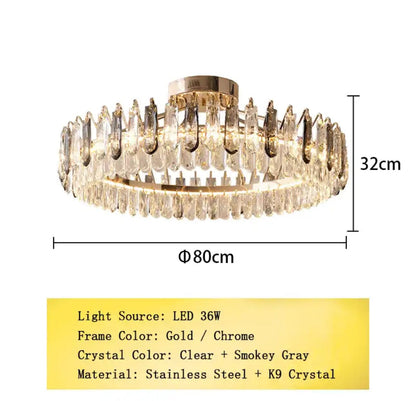 Sophie Premium K9 Crystal Modern Ceiling Light