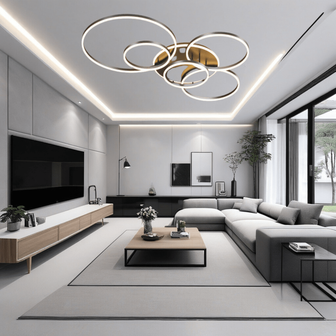 Sylvie Modern Ripple Pendant Light